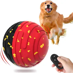 Interactive Dog Ball – Automatic Rolling Toy with Remote, Automatic Rolling, E-TPU Bite-Resistant Smart Pet Toy，Keeps Dogs Busy & Happy ，Rechargeable Motion Activated Dog Ball