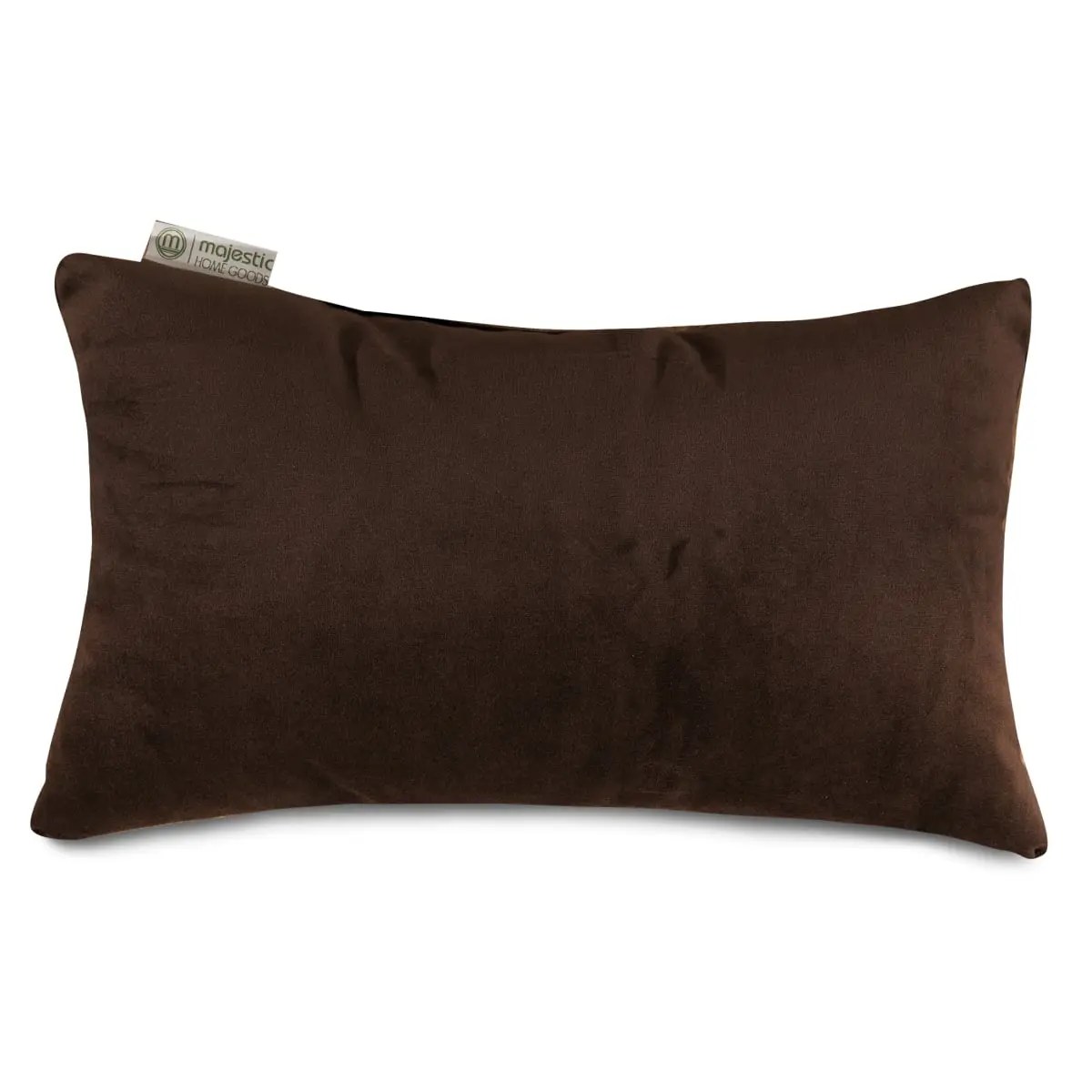 Majestic Home 85907260607 12 x 20 in. Chocolate Velvet Small Pillow