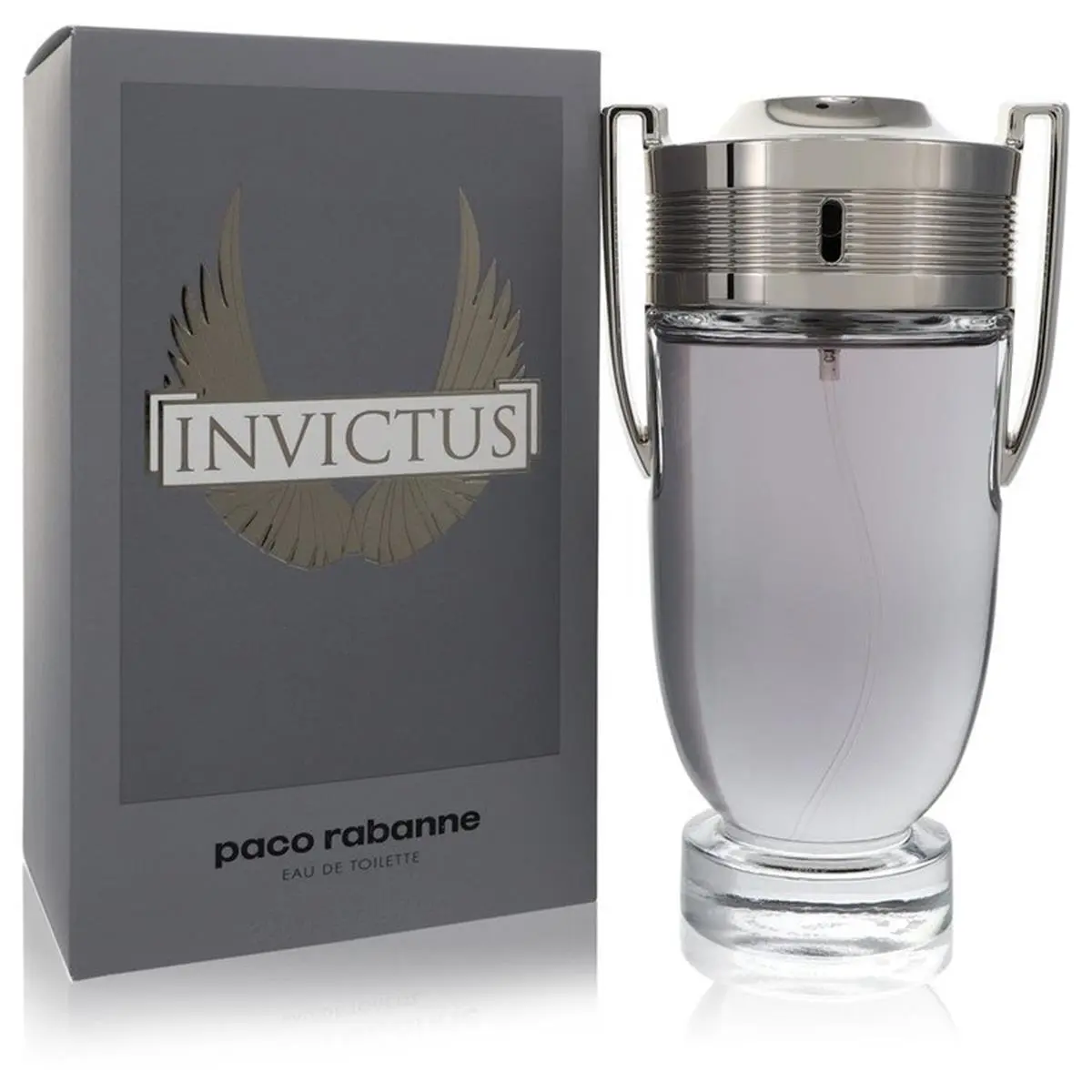 Paco Rabanne Invictus Eau De Toilette for Men, Cologne Spray with Grapefruit & Oak Moss, Men's Perfumes & Fragrances, 6.8 oz, Fragrances Perfumes Cologne, Bay Leaves, Hints Of Bay Leaves