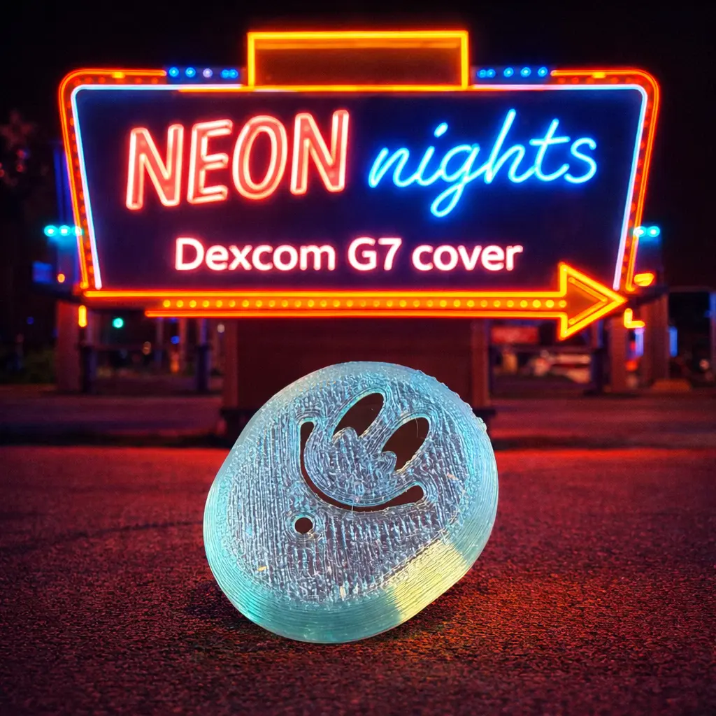 Dexcom G7 Clip-On Cover | Non-Adhesive, No Tape Needed | Protective Cover for Sensor | Reusable for Kids & Adults