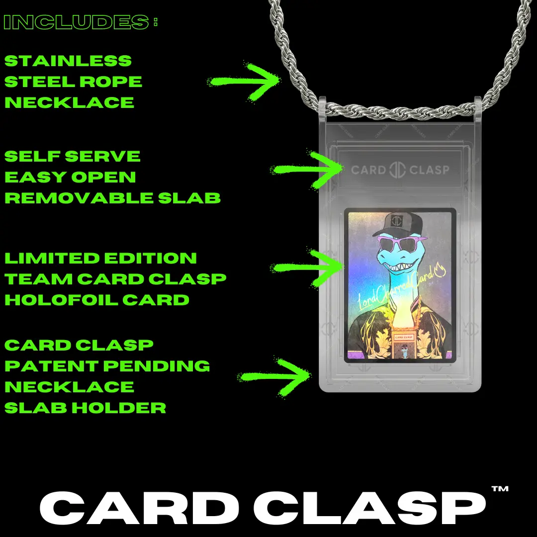 graded card necklace holder Beckett Reholder $15/card – Trading Card World