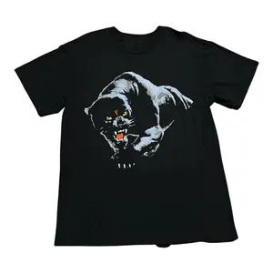 Vlone Black V Panther T-shirt Black