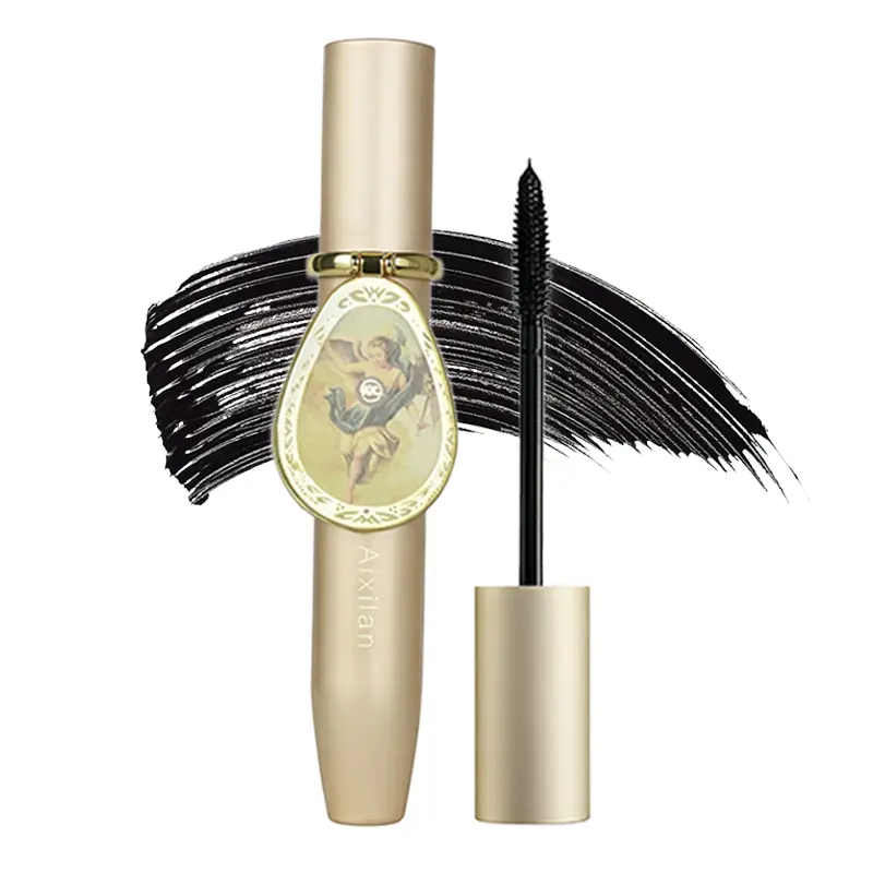 Get Flawless Lashes in 1 Coat: Aixilan Nourishing Mascara, Waterproof, No Clumps, Perfect for Workouts & Oily Skin