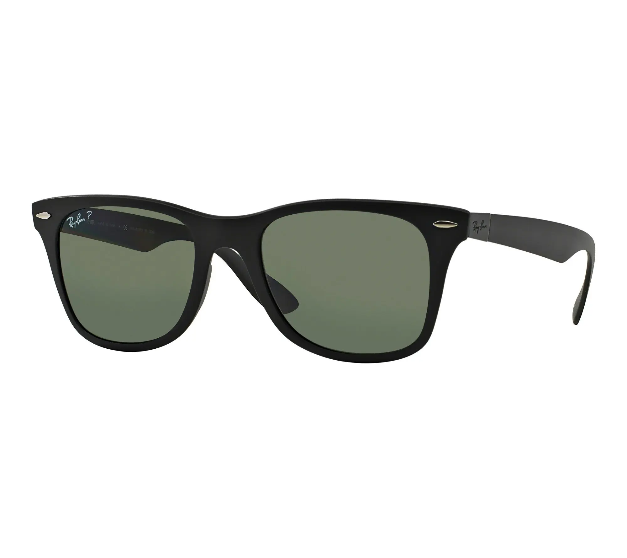 Ray-Ban Polarized Wayfarer Liteforce- Matte Black/Green-52mm Ray-Ban Polarized Wayfarer Liteforce- Matte Black/Green-52mm