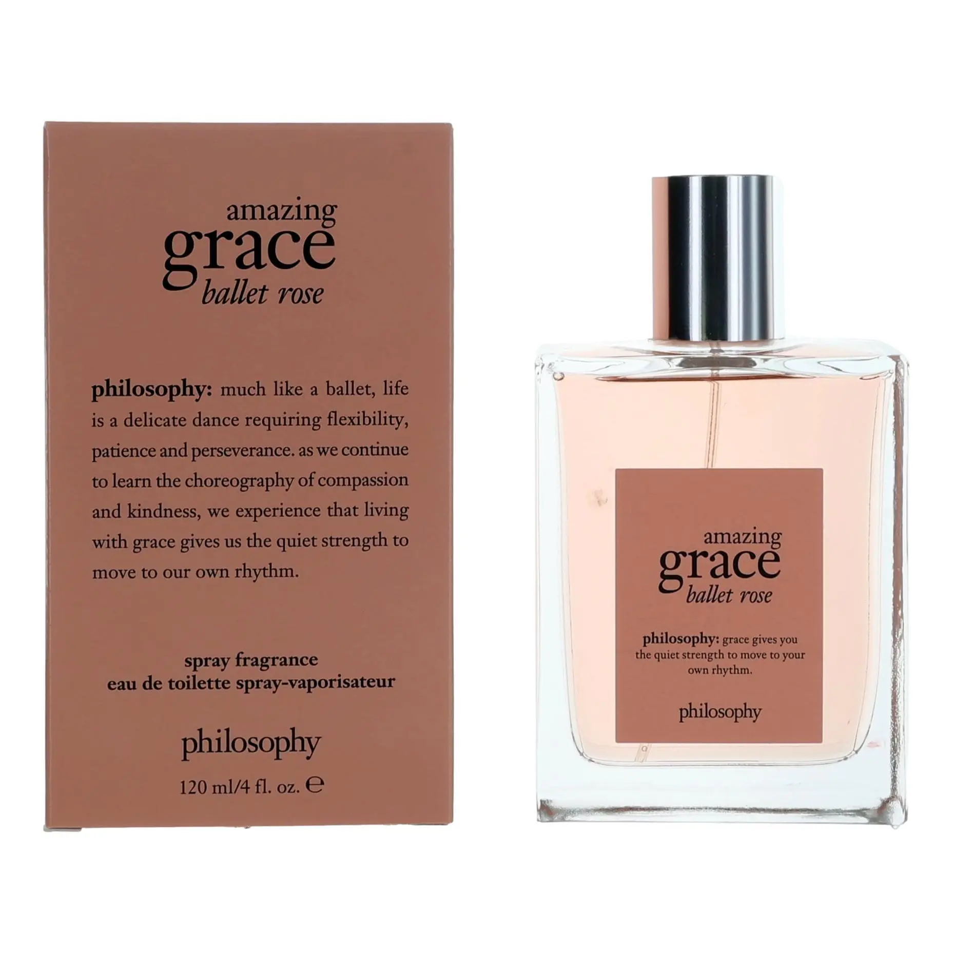Women's Philosophy Amazing Grace Ballet Rose Eau De Toilette Spray, 4 fl oz (4 to 4.9 fl oz Range), Bottle