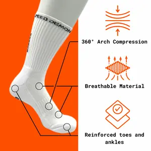 Speed Demon Grip Socks