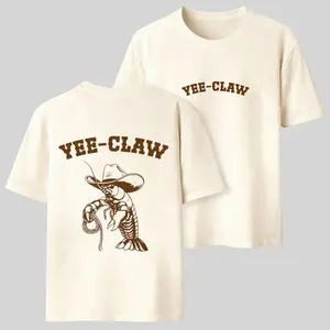 yee Claw Yee Haw Crab Shirt, Cowboy Crawfish Meme Shirt, Sarcastic T Shirt, Funny Unisex Shirt, Wild West Tshirt Gift