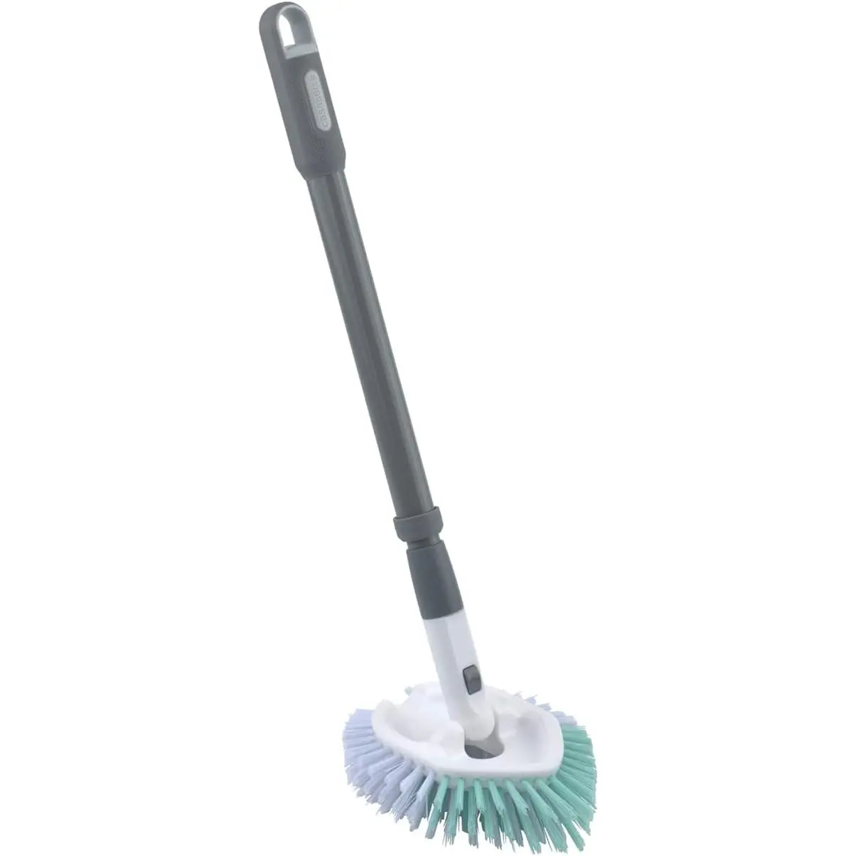 Casabella Tub & Tile Brush – Bathroom Cleaning Brush with Extendable Handle & Dual Bristles