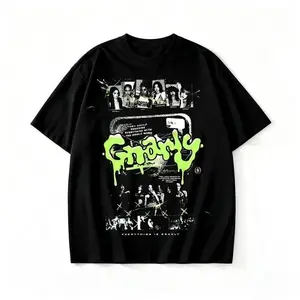 Vintage Graphic 200g 100%25 Cotton Katseye Gnarly T-Shirt Eyekon Kpop Fan Merch Unisex Y2K 90s Tee Retro Korean Idol Aesthetic Streetwear Gift for Her Him Crew Neck Soft