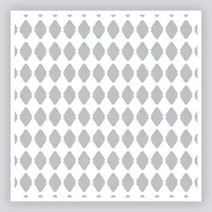 Diamond Chain Full Clay Stencil