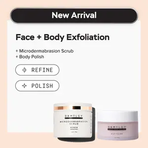 Face + Body Exfoliation: Includes Microdermabrasion Scrub and Body Polish. Gently Exfoliate Rough, Dry Skin on Face and Body.