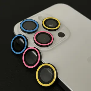 Tempered Glass Phone Lens Protector, 1 Set HD Anti-scratch Phone Lens Protective Film, Phone Accessories Compatible with iPhone 17pro/16pro/15pro/14proSeries