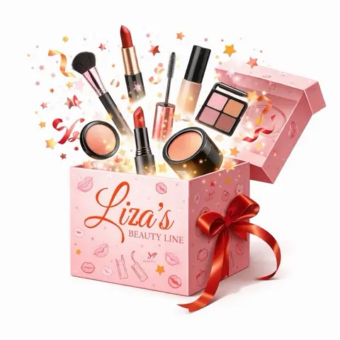 Liza’s Beauty Line Makeup Mystery Box - 10-Piece Cosmetic Full Kit, Variety Set for Adults