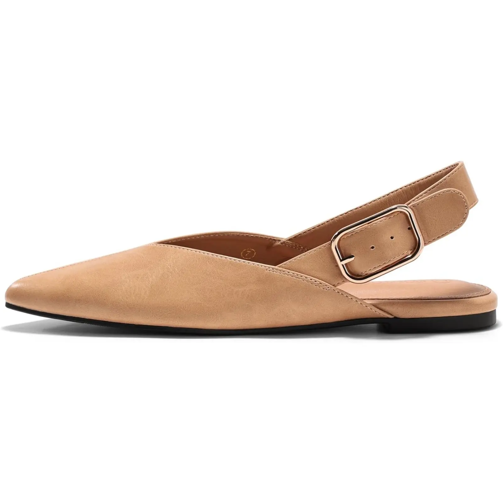 Coutgo Womens Flat Mules Closed Pointed Toe Slingback Slip On Flats Work Office Dress Sandal Shoes Coutgo Womens Flat Mules Closed Pointed Toe Slingback Slip On Flats Work Office Dress Sandal Shoes