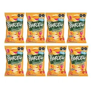 Barcel Toreadas Habanero Papas - Pack of 8 - 45g Each - Spicy Potato Snacks - Flavorful & Tangy - Perfect for Snacking