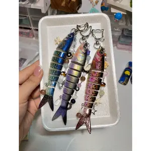 [NEW] Colorful Handmade Fish Keychain | 5 Styles Ocean Long Fish Charm | Cute Gift Accessory
