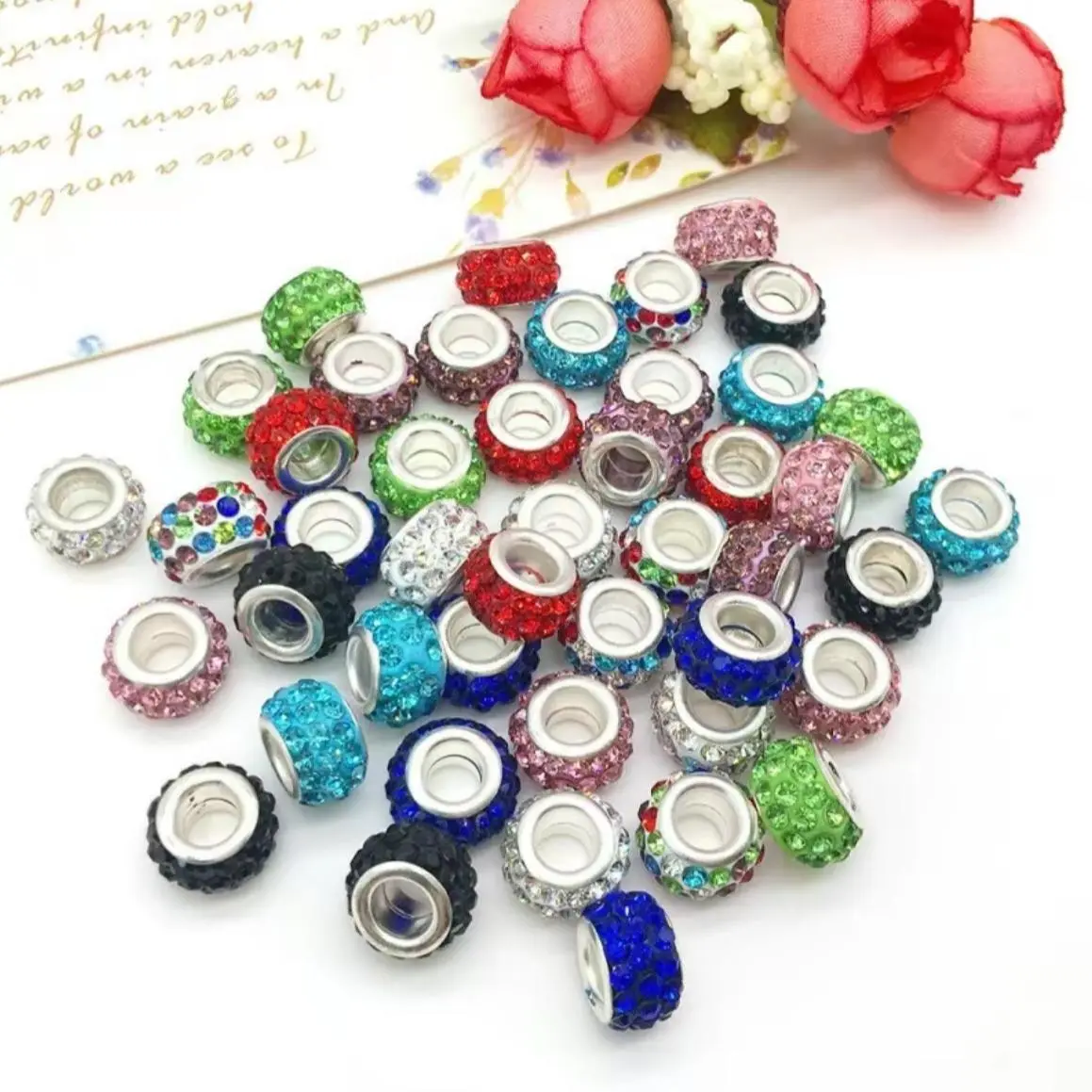 B128 Reinstone rings MIX ZY1514015 (12mm 200pcs)