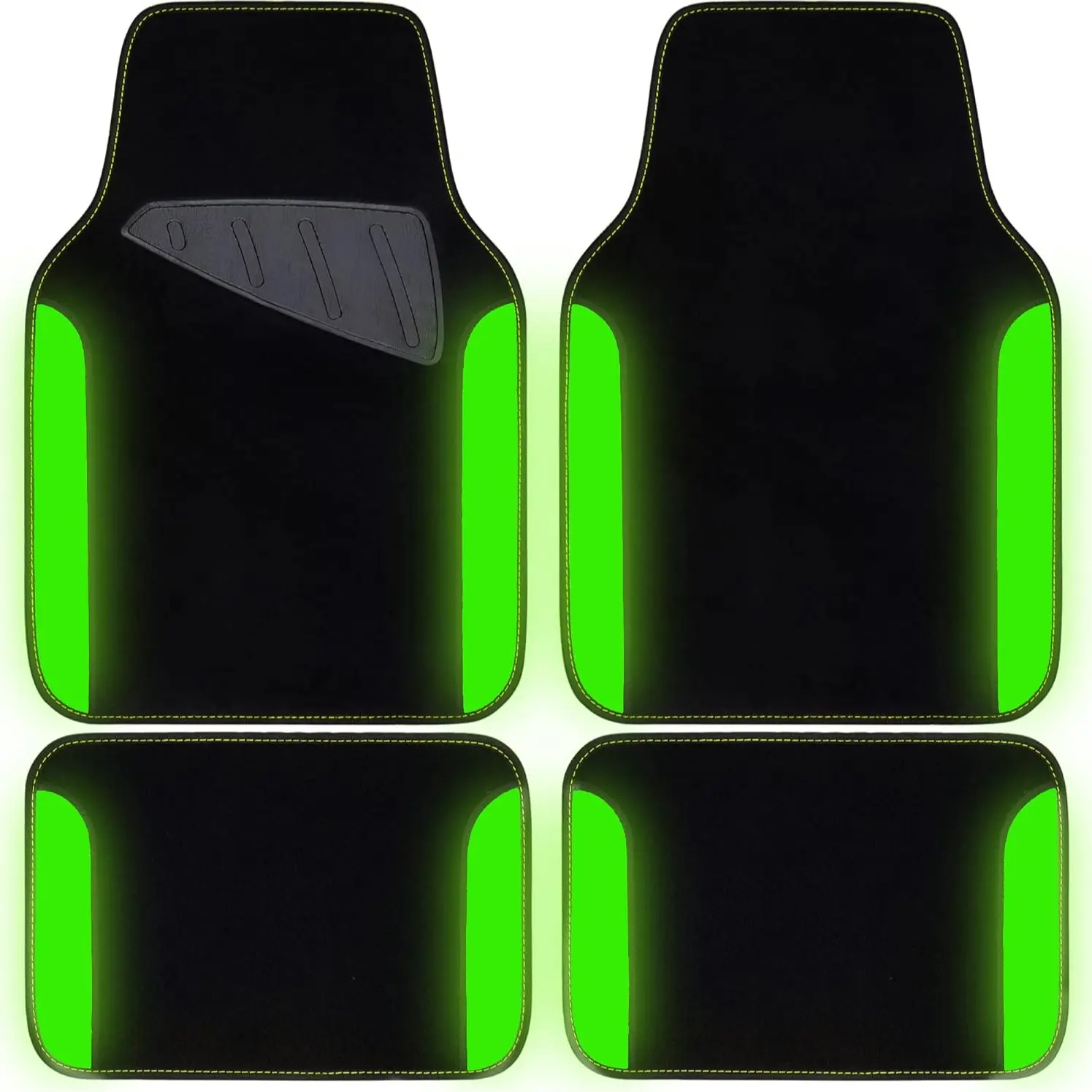 Green&Black-Car Floor Mats