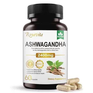 [HOT SALE 51% OFF] Ashwagandha Supplements 2400mg Organic with Black Pepper Vitamin B12 & B6 for Max Absorption Stress Relief Athletic Performance for Men & Women 60 Capsules