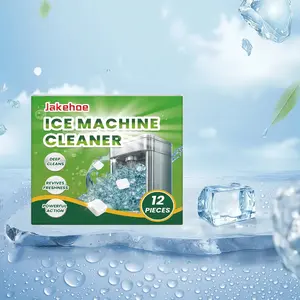 Ice Machine Cleaner & Deep Cleaning Descaler Tablets - Kills 99.9% Bacteria* & Dissolves Slimy Pink Mold, No Harsh Chemical Smell