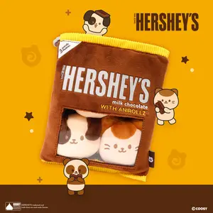 Hershey's Snack Bag – Mini Plush Keychain Set