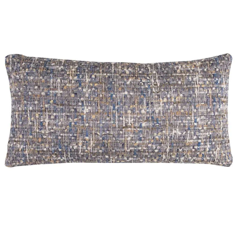 Striped Lumbar Throw Pillow Navy - Rizzy Home