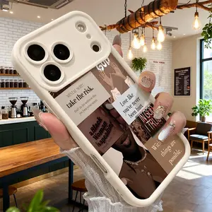 Inspirational Motivational Quote Collage Love Aesthetic Phone Case for iPhone 17 16 15 14 Pro Max 13 12 11 XR XS Plus Shockproof Slim Anti Drop Protective TPU Cover