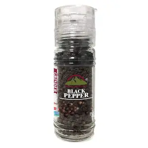 Himalayan Chef Black Pepper Grinder – 1.76 oz | Freshly Ground Gourmet Black Pepper for Cooking