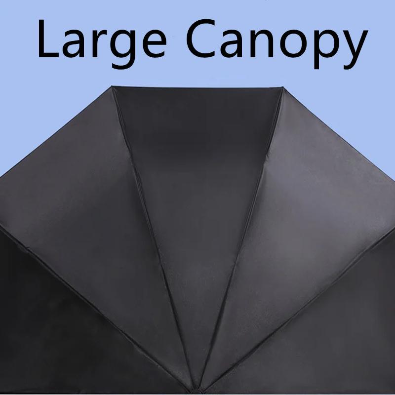 Enlarged reinforced windproof and waterproof 12 Ribs large umbrella, available for two people, with a diameter of about 124CM/48 inches under the umbrella, necessary in rainstorm weather, multi-purpose windproof umbrella
