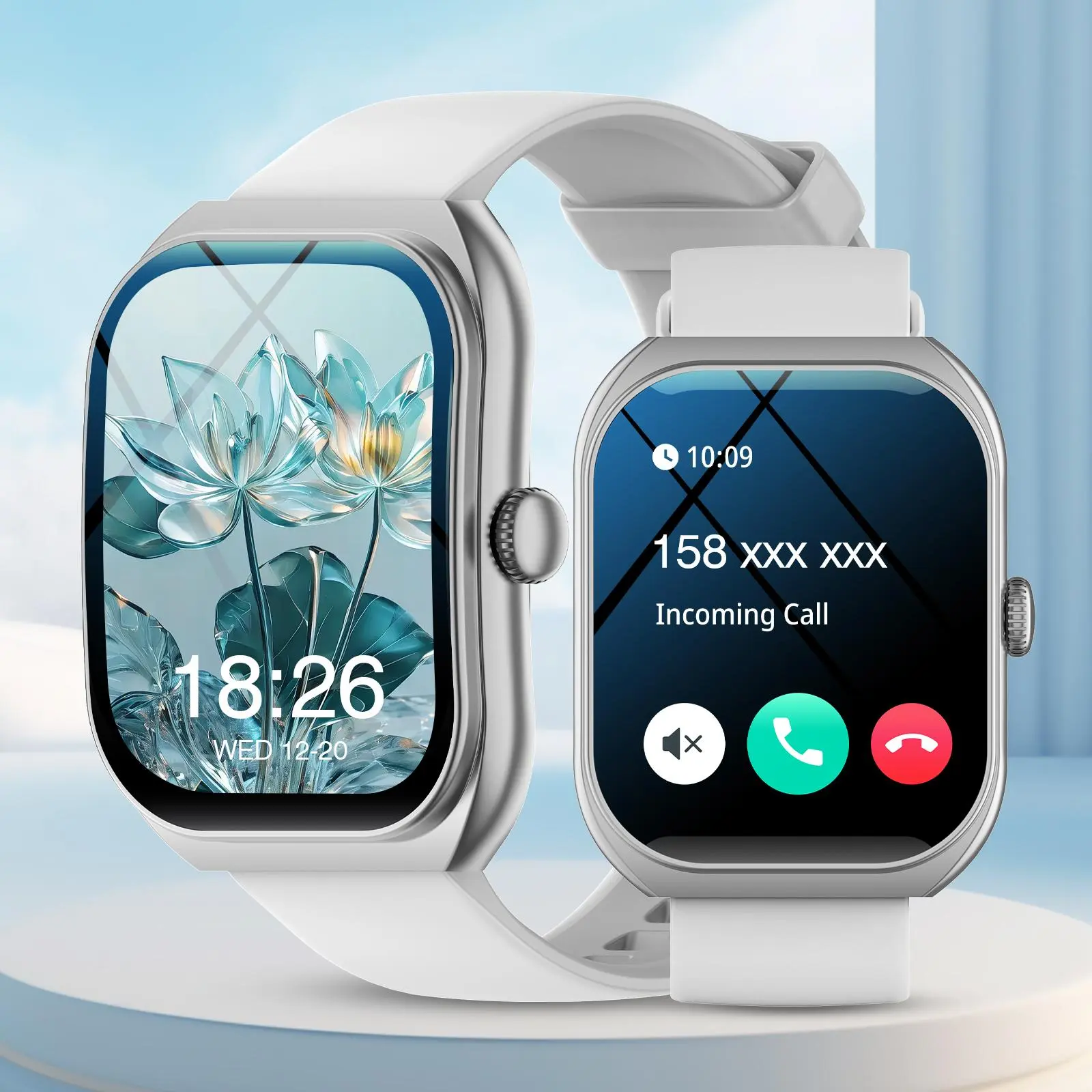 Multifunctional Smart Watch, Fashion Digital Watch with Heart Rate Monitoring and Sleep Tracking, Sports Watch for Women & Men, Wearable Smartwatch