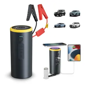 BAYU Car Jumper Starter, 1500A Car Battery Jump Starter, 12V Battery Pack, Portable Car Jumper with 22.5W Quick Charger, Battery Booster with Flashlight, Jump Box and Portable Charger for 4.0 Gasoline Car and 2.5L Diesel Car