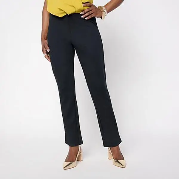 MarlaWynne WynneCollection 360 Stretch Straight-Leg Pant