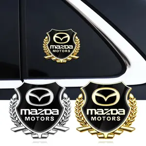 Car Body Decoration Sticker, Window Decal, Personalized Modification Sticker, Mazda Car Exterior Accessories, 3D Car Logo Patch, Car Decals