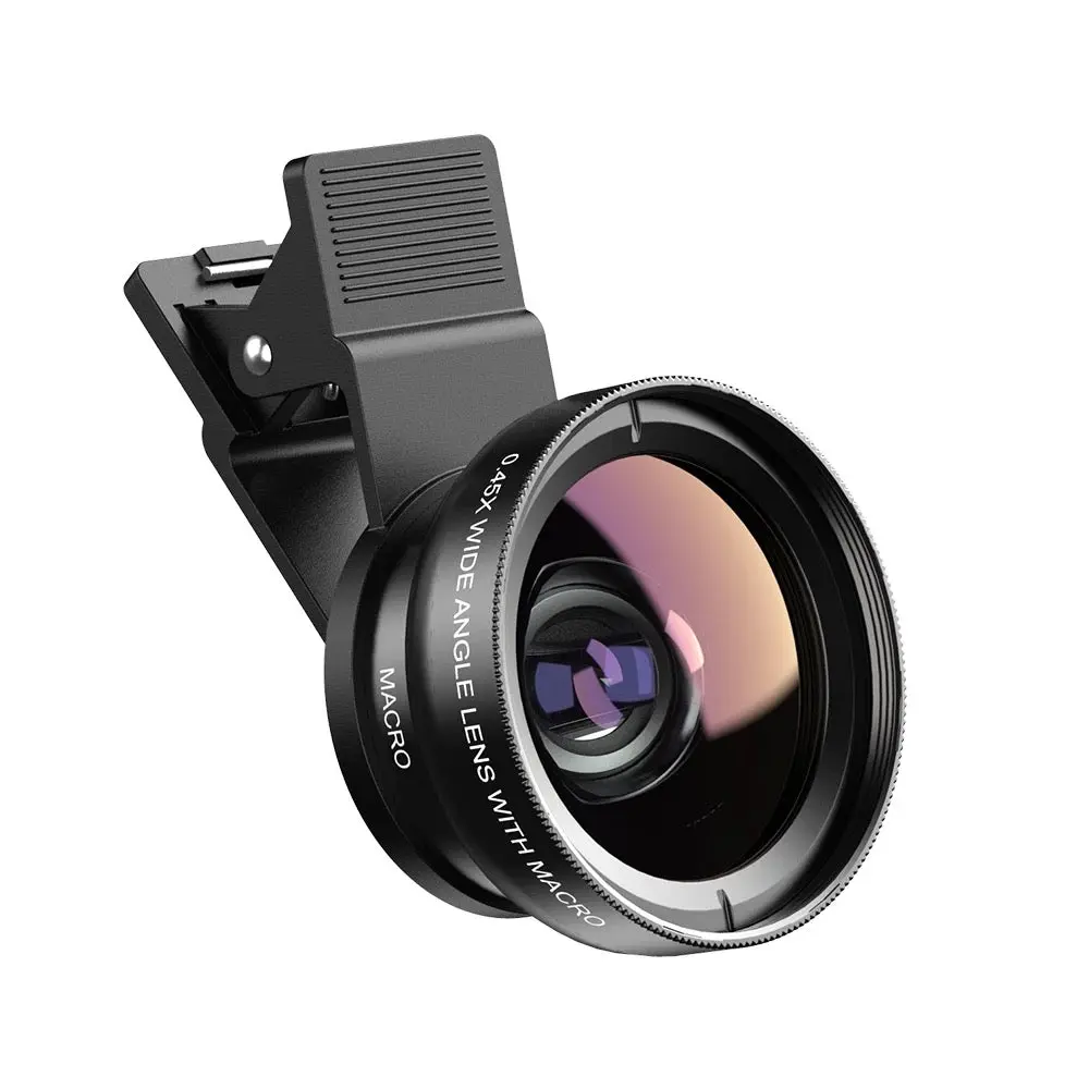 Macro Phone Lens, Clip-On Mobile Phone Lens Accessories for Smartphone & Cellphone - HD Ultra Close-Up Nail Art Detail Camera Lens Attachments, Clip On Lens Attachments