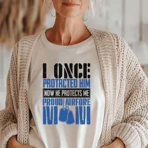 I Once Protected Him Mom Gildan Softstyle T-shirt