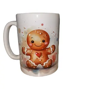 15oz Gingerbread Man Coffee Mug