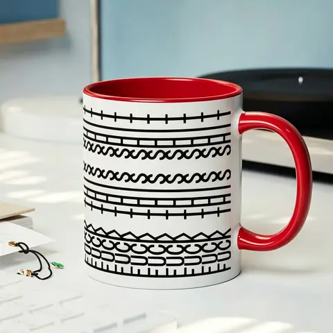 13oz Hidden Message Ceramic Coffee Mug - Funny Black Lettering Alphabet Coffee Mug, Reusable Kitchenware Drinkware with "Fuck This Shit" Print, Sarcastic Birthday Gift for Colleagues, Funny Mug, Coffee Mugs