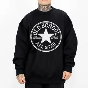 Old school all star Chicano Clothing, Hiphop Mexican Clothes, Lowrider Clothes, Oversized Graphic Tee Medium Heavy Sweatshirt Hoodie for Men & Women Full size S-5XL