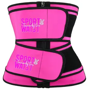 Shapewear Sport Waist Trainer Double Belt Corset for Women - Versatile Design for Active Wear - Womenswear