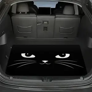 Cat Print Multi-Functional Car Trunk Mat, Custom Non-Slip Rear Cargo Liner, Elegant Design, Fits Most Vehicles, Clean Interior Space