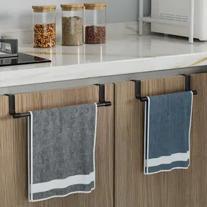 A Large and  Kitchen Towel Rack, Cabinet Door Towel Bar, Towel Hook Suitable for Cabinet Doors, Kitchen Towel Storage Rack