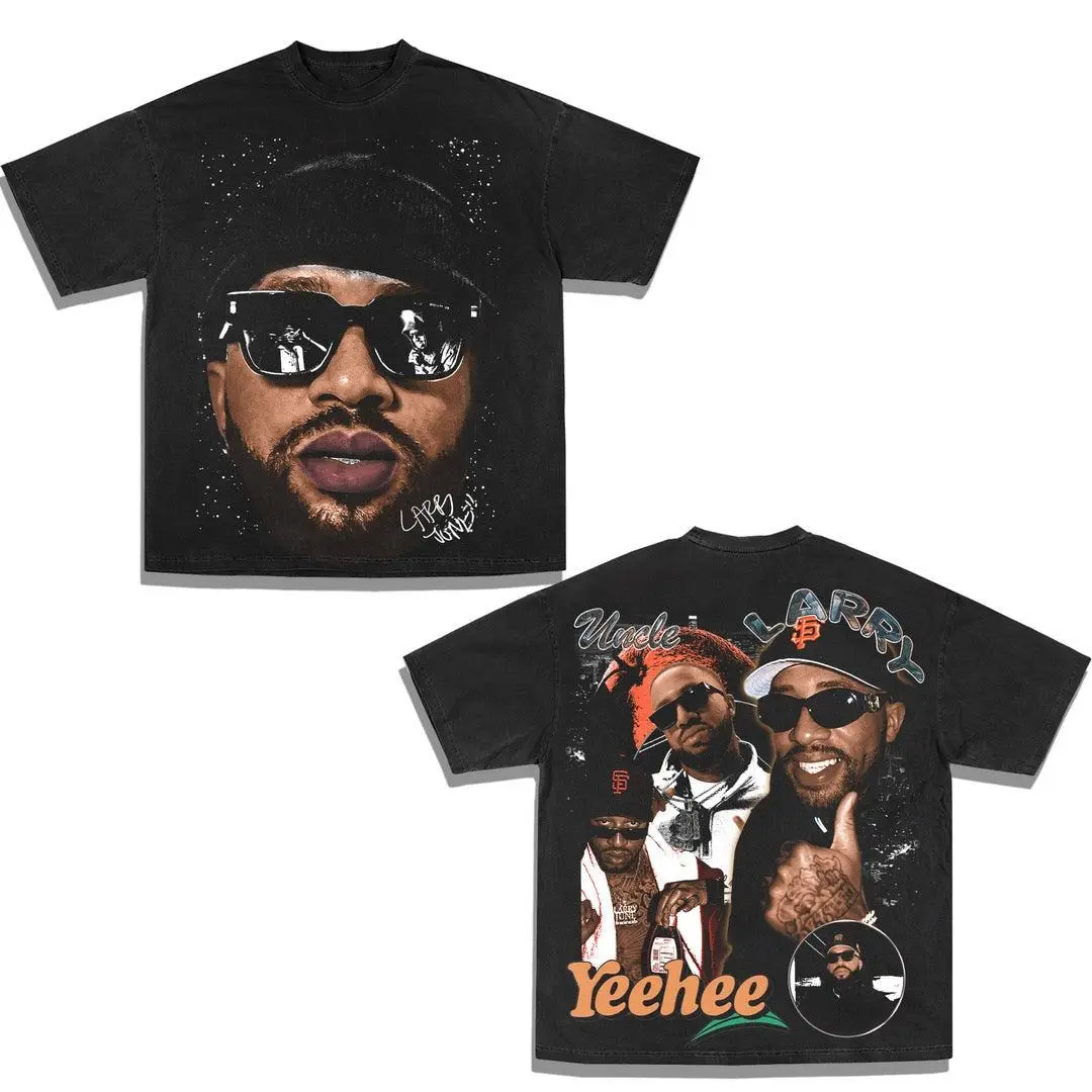 Vintage T Shirts "Larry June" Graphic Tee - Vintage Bootleg