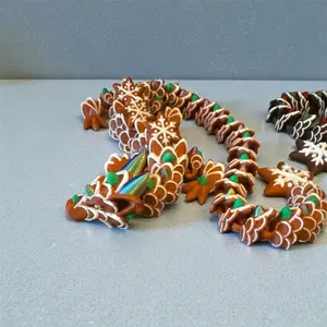 15 in 3D Decorative Gingerbread Dragon