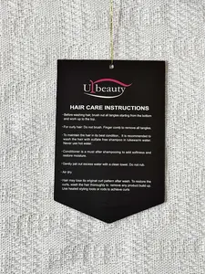 [Not For Sale) Urbeauty Prodcut Card with Feather Crochet Human Hair Purchase-Automatically Included after Purchase (Do Not Order Separately)