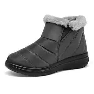 Mysoft Women's Winter Snow Boots, Warm Fur Outdoor Shoes, Womensfashion Footwear, Winter Boots for Women, Perfect Valentine's Day Gift  Girl