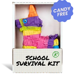School Survival Kit Piñatagram (School Fun Pack)