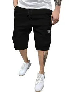 Men's lightweight breathable work shorts, multi-pocket outdoor work shorts, men's sports and fitness streetwear, men's work shorts