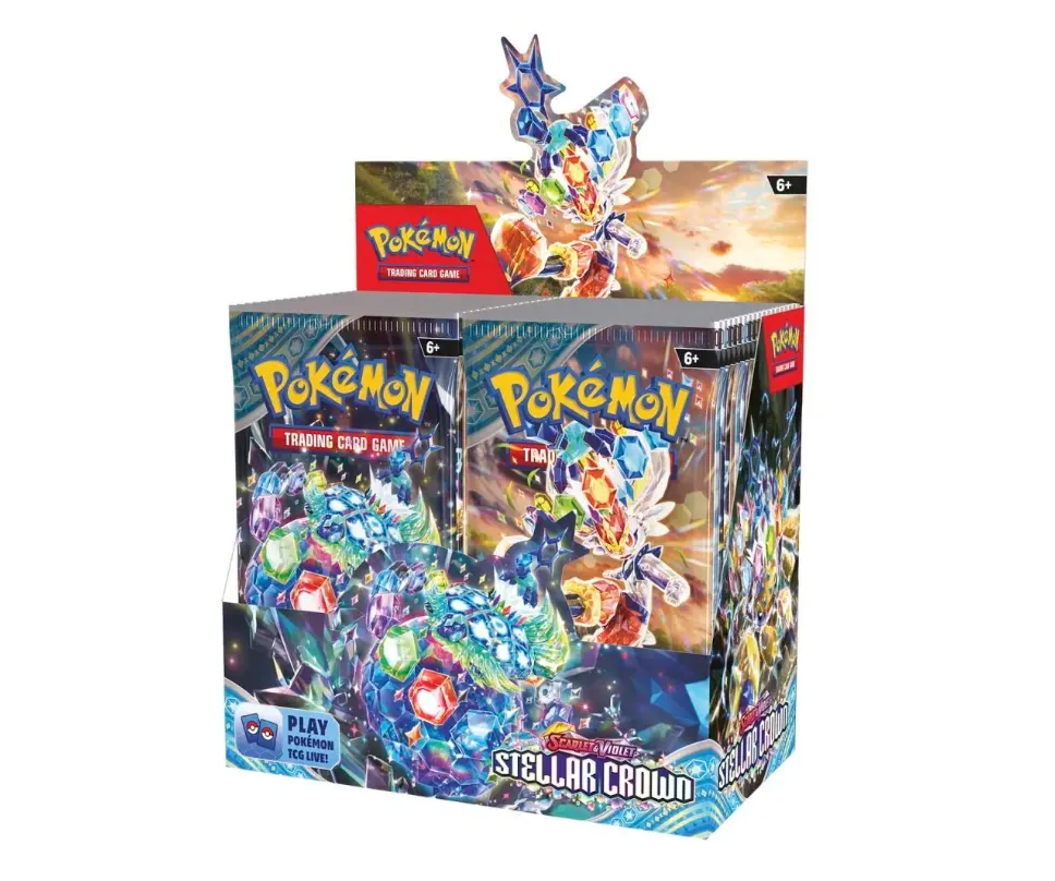 Stellar Crown Booster Box - Factory Seal( 36 packs ) - Pokmon TCG - - TikTok Shop Stellar Crown Booster Box - Factory Seal( 36 packs ) - Pokmon TCG - - TikTok Shop
