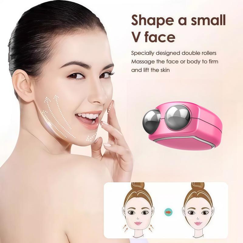 Super-Cryo Massaging Mini Roller，All-in-One Stainless Steel Massager for Daily,Face & Body Care,Effortless Gliding Handle, Instant Cooling Roller, Reduce Refresh Skin，for home&travel use，For womens&mens,gifts
