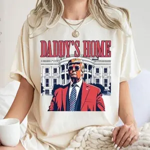 Daddys Home Shirt, White House Trump 2024 Shirt Get Losers, 4th of July Shirt, Trump Sweatshirt, Republican Sweatshirt, Political Sweatshirt